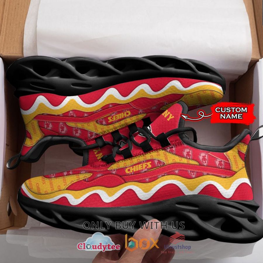 nfl kansas city chiefs red yellow custom name clunky max soul shoes 1 94104