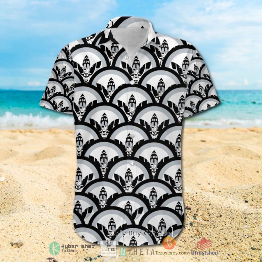 nfl las vegas raiders luxury hawaiian shirt short 2 79355
