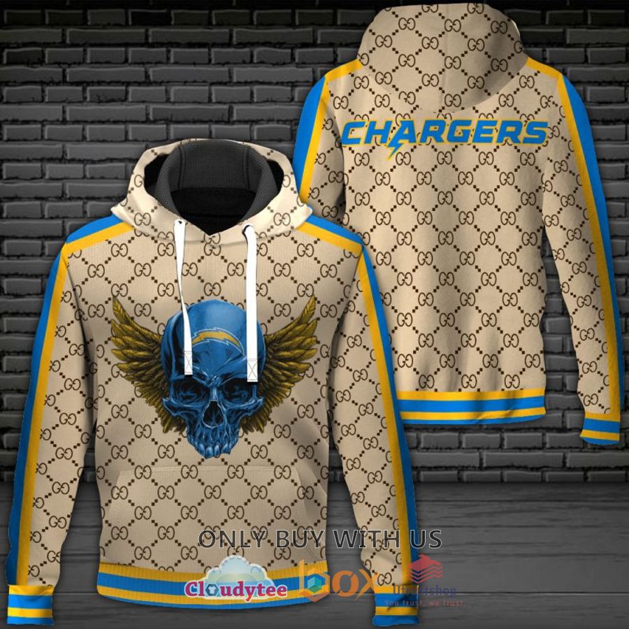 nfl los angeles chargers 3d hoodie shirt 1 28872