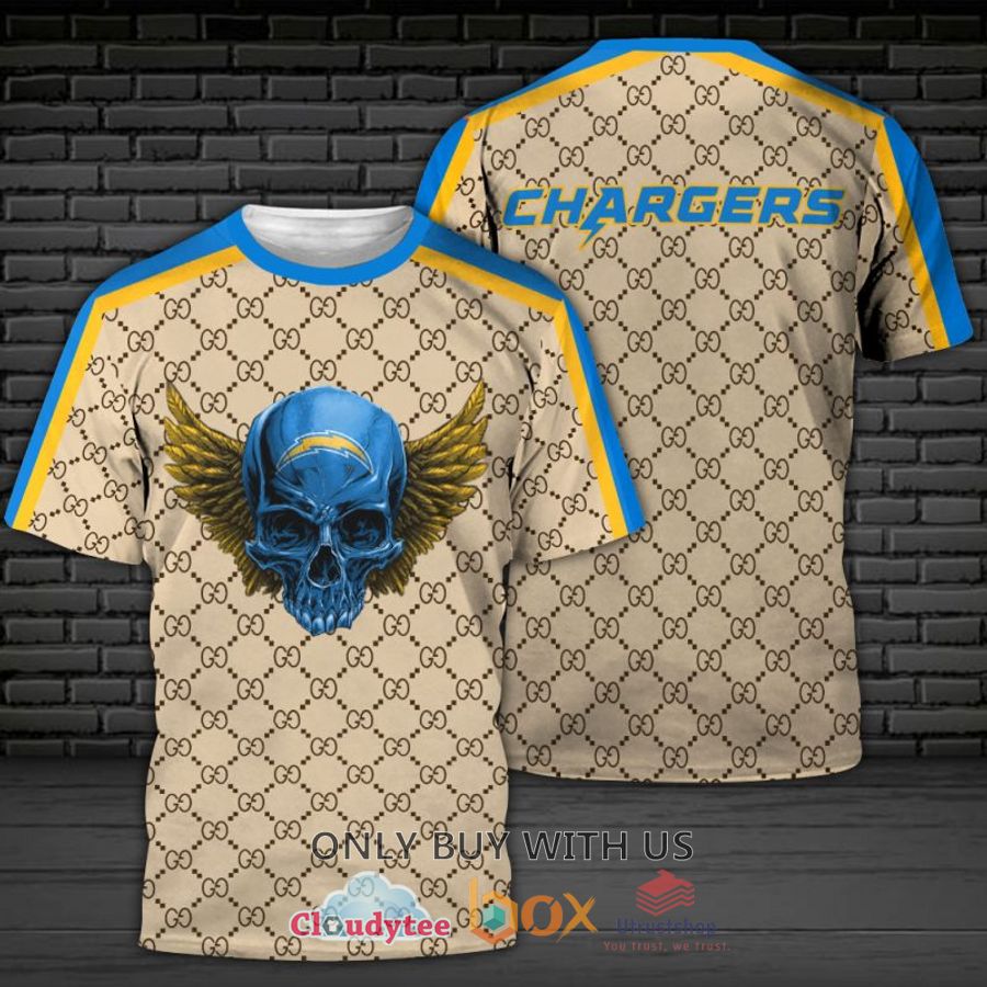 nfl los angeles chargers 3d hoodie shirt 2 24819