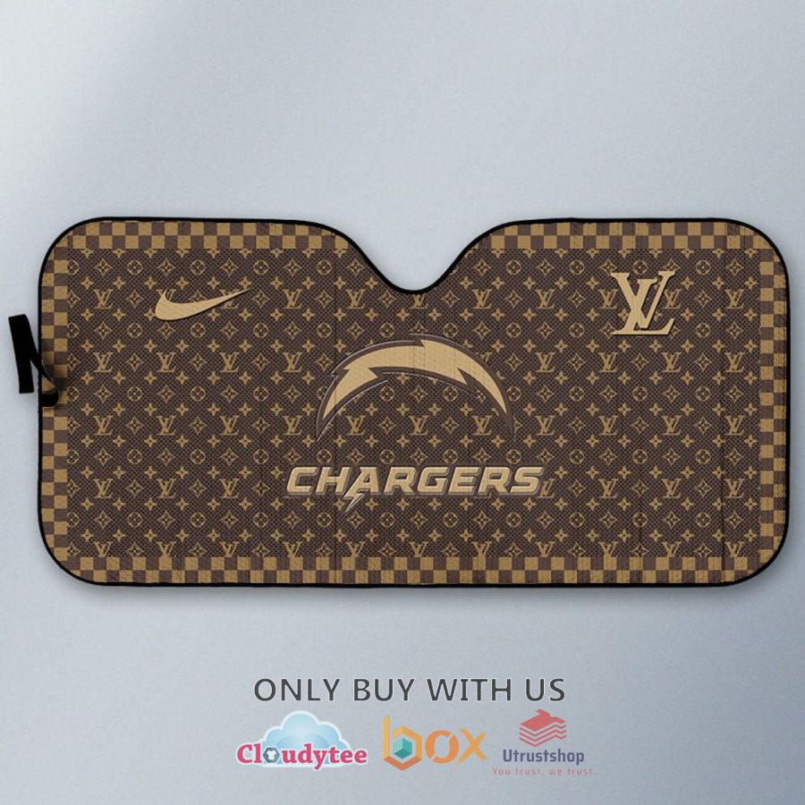nfl los angeles chargers louis vuitton car sun shade 2 84823