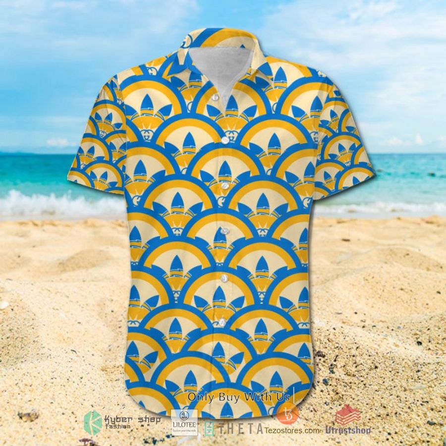 nfl los angeles chargers luxury hawaiian shirt short 2 26342
