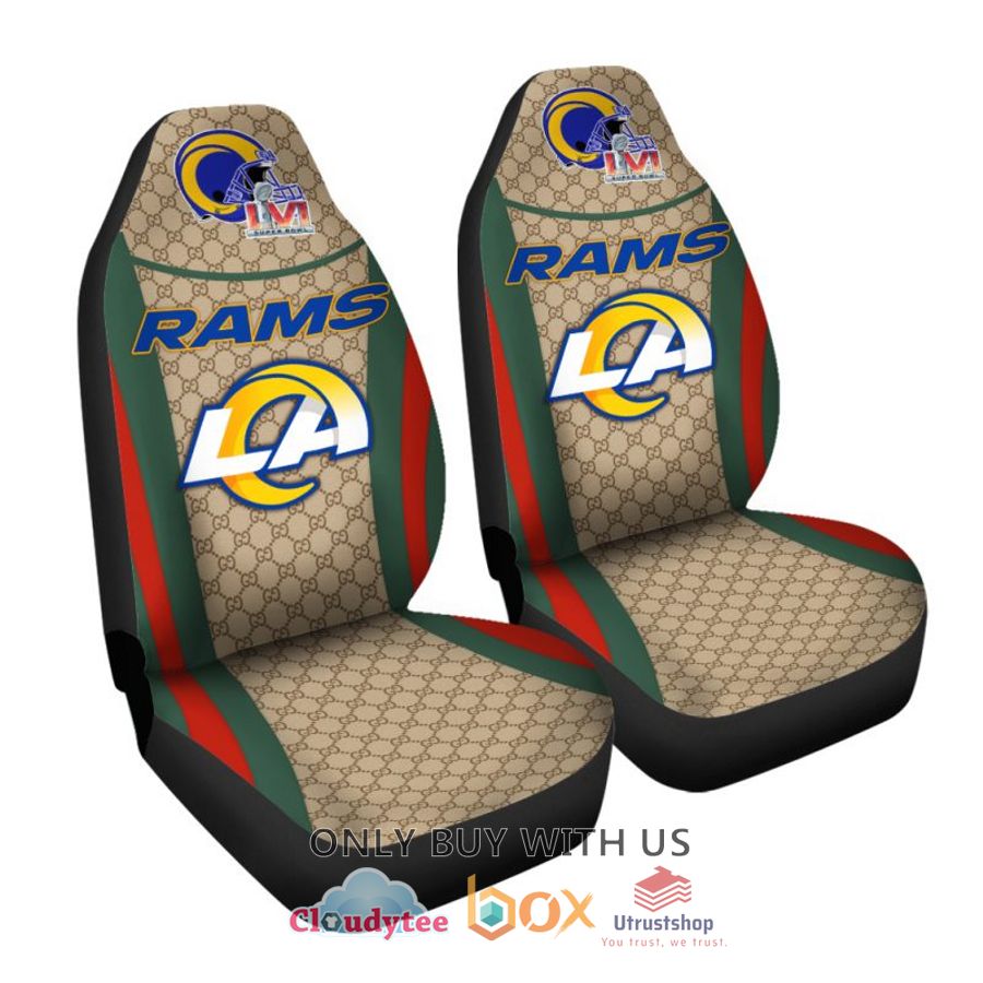 nfl los angeles rams gucci car seat cover 2 51737