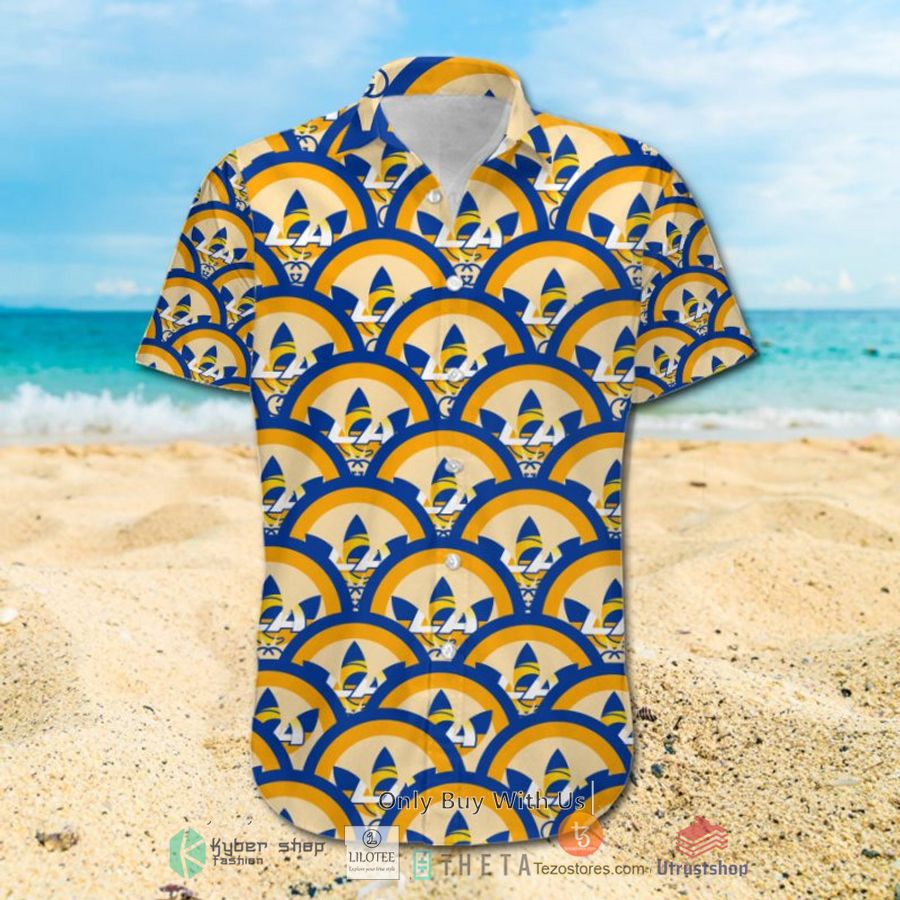 nfl los angeles rams luxury hawaiian shirt short 2 38215