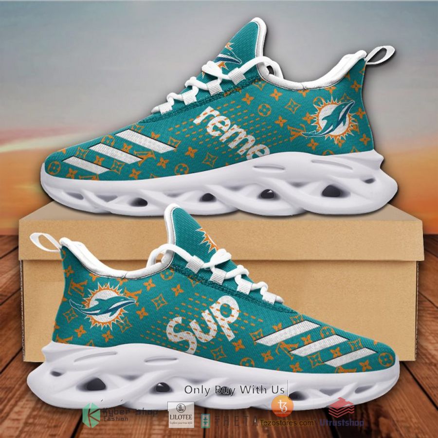 nfl miami dolphins louis vuitton clunky max soul shoes 2 87278