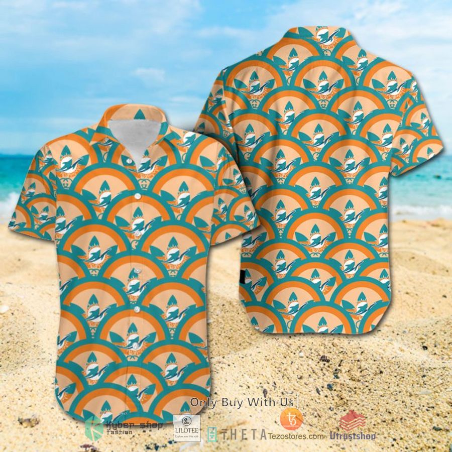 nfl miami dolphins luxury hawaiian shirt short 1 98639