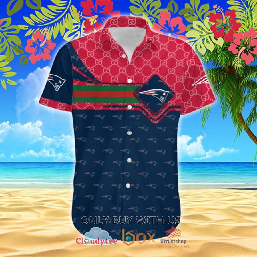 nfl new england patriots gucci hawaiian shirt 2 68701