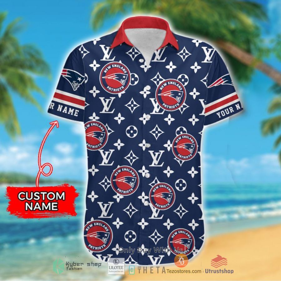 nfl new england patriots louis vuitton custom name hawaiian shirt 2 46994