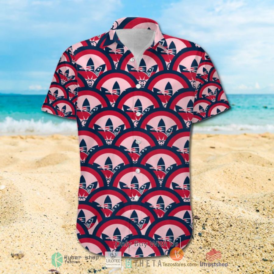 nfl new england patriots luxury hawaiian shirt short 2 30155
