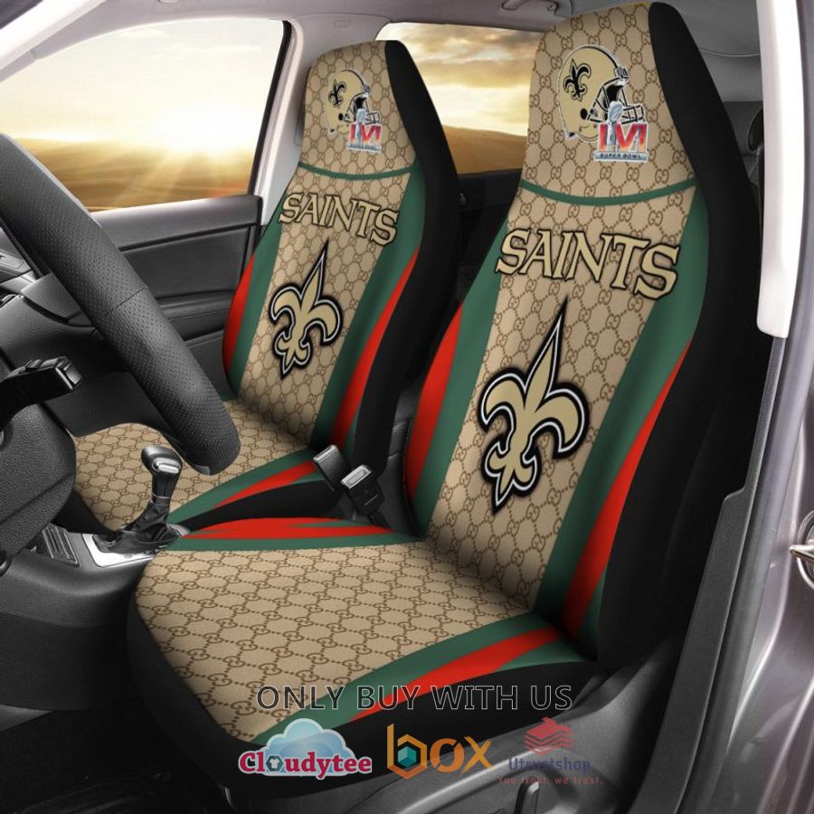 nfl new orleans saints gucci car seat cover 1 56089