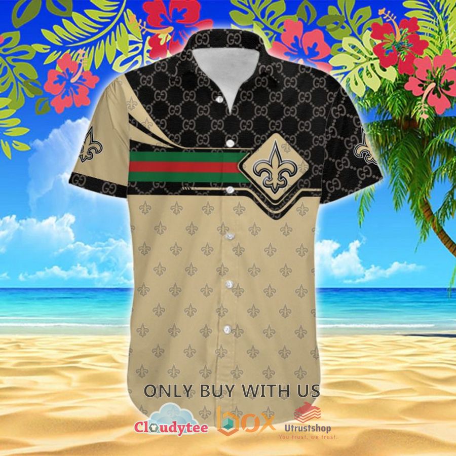 nfl new orleans saints gucci hawaiian shirt 2 51175