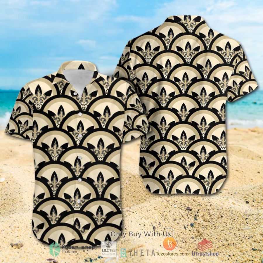 nfl new orleans saints luxury hawaiian shirt short 1 53901