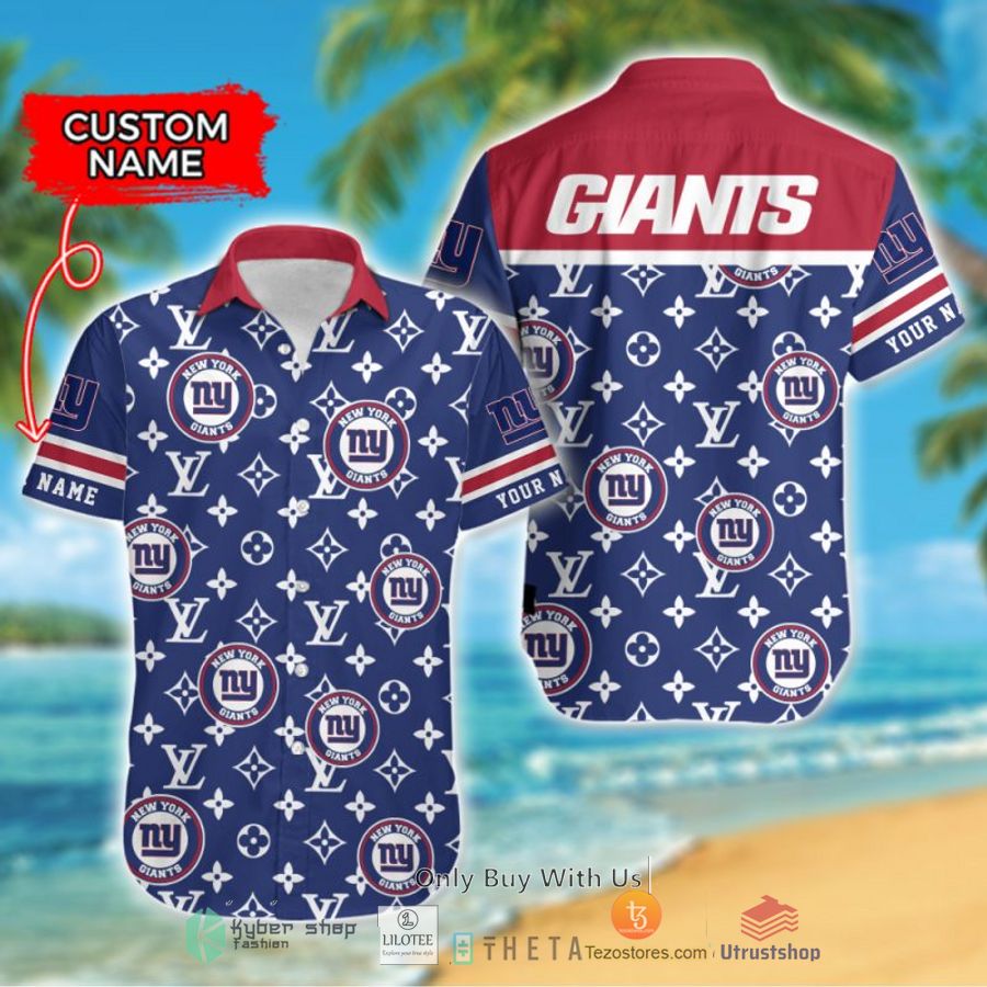 nfl new york giants louis vuitton custom name hawaiian shirt 1 36792