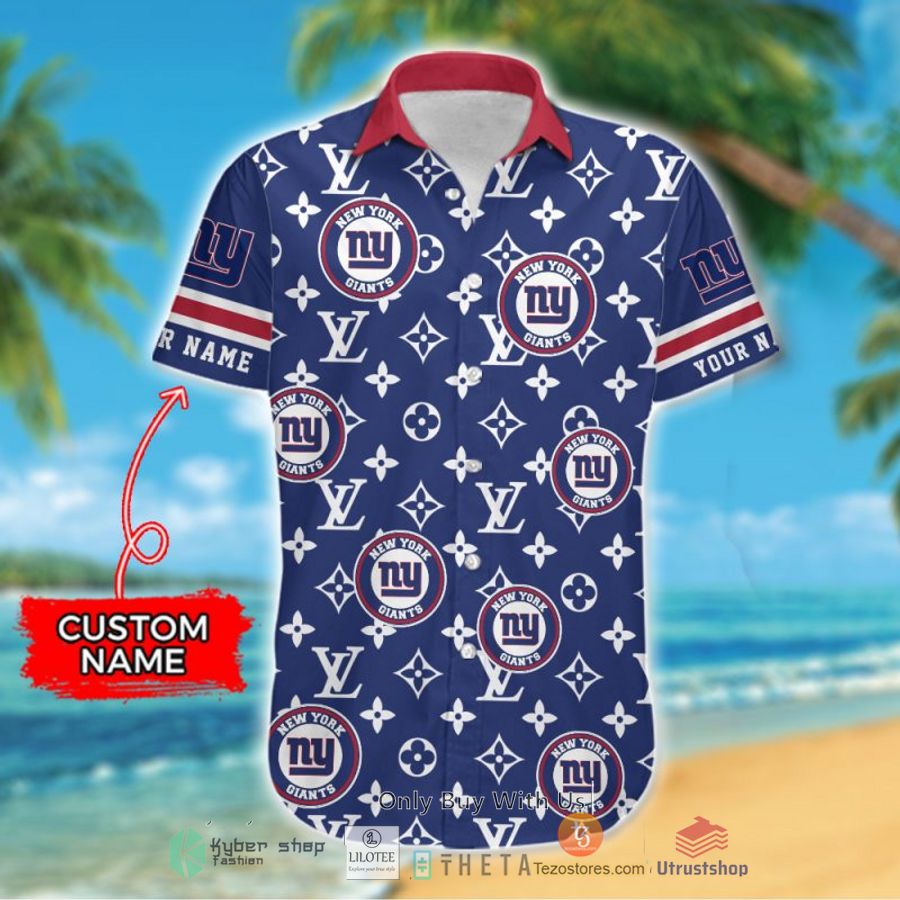 nfl new york giants louis vuitton custom name hawaiian shirt 2 66306