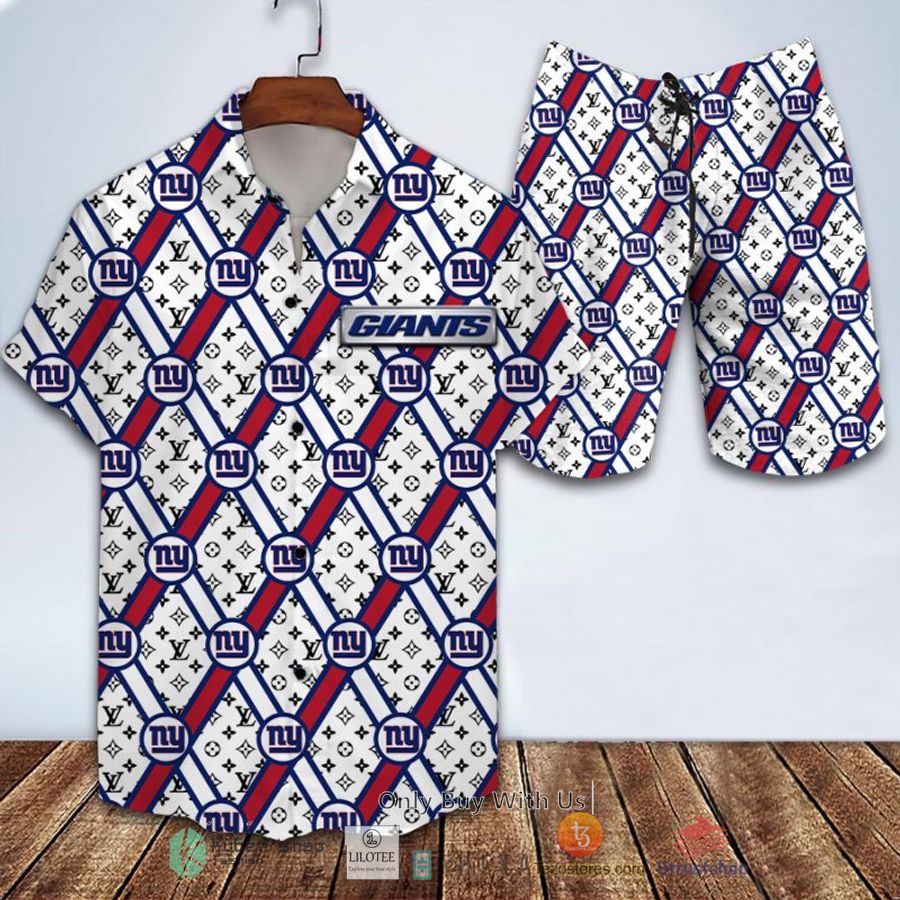 nfl new york giants louis vuitton hawaiian shirt short 1 19882