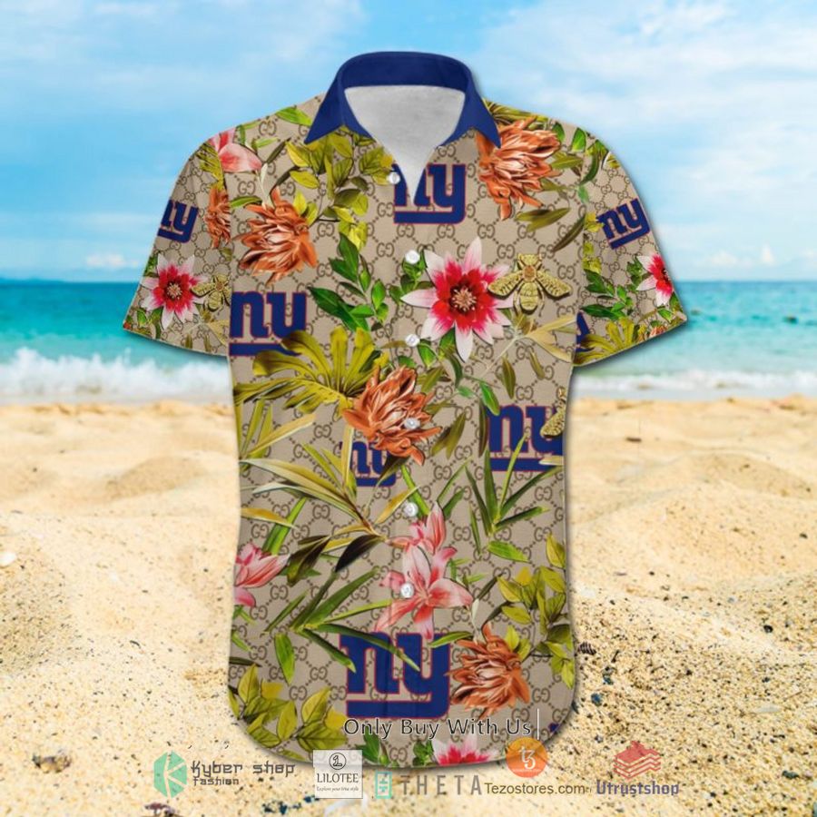 nfl new york giants louis vuitton lv hawaiian shirt short 2 6401