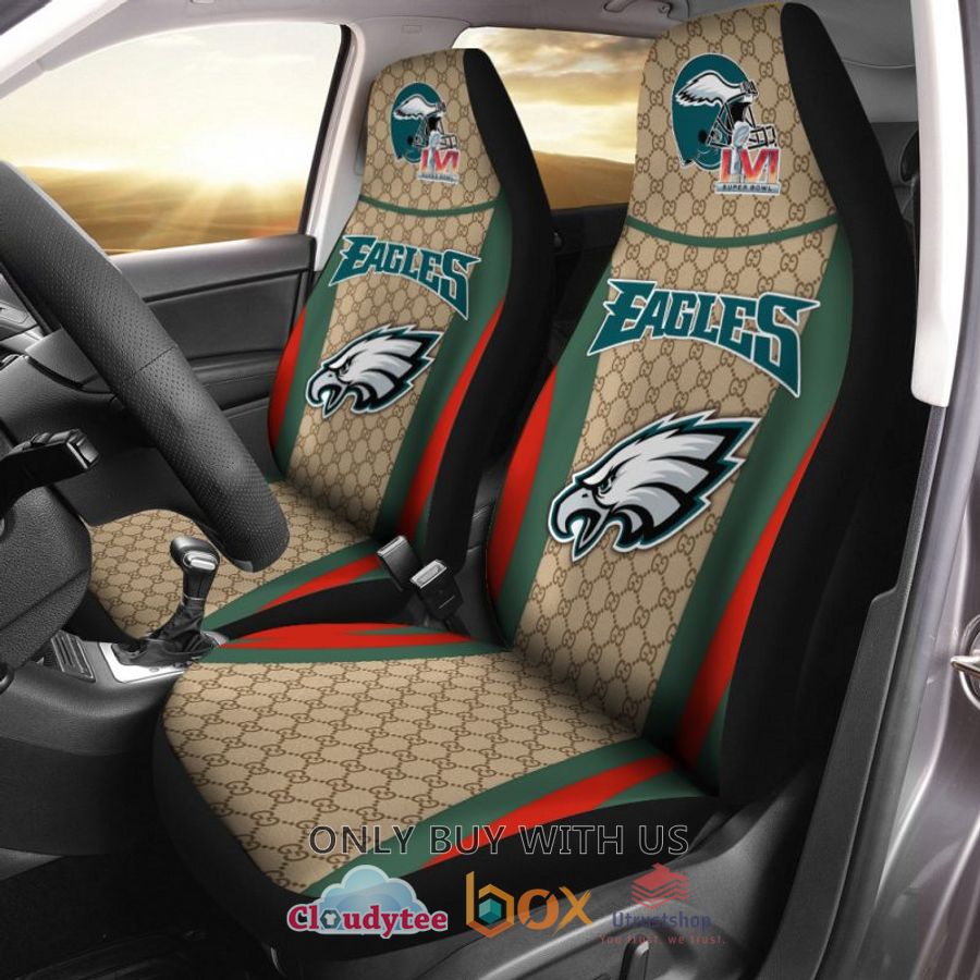 nfl philadelphia eagles gucci car seat cover 1 32479
