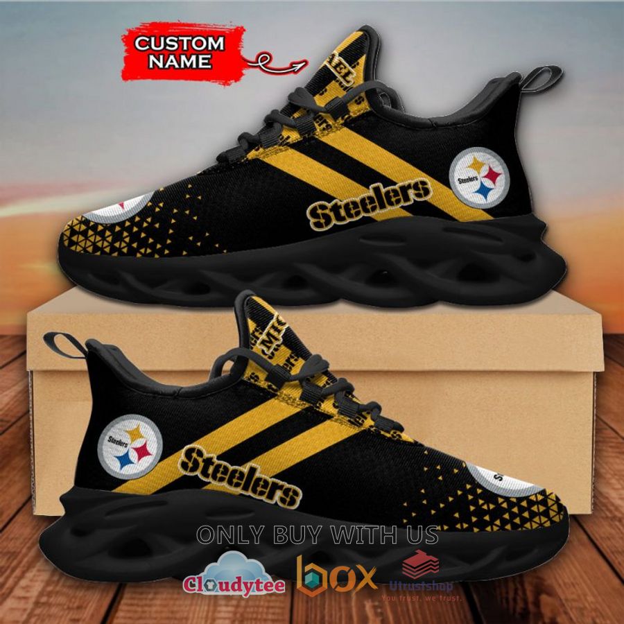 nfl pittsburgh steelers color custom name clunky max soul shoes 1 51165