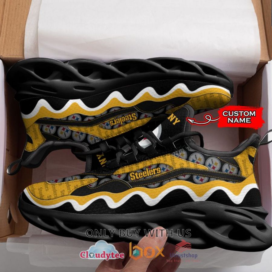 nfl pittsburgh steelers custom name clunky max soul shoes 1 82228