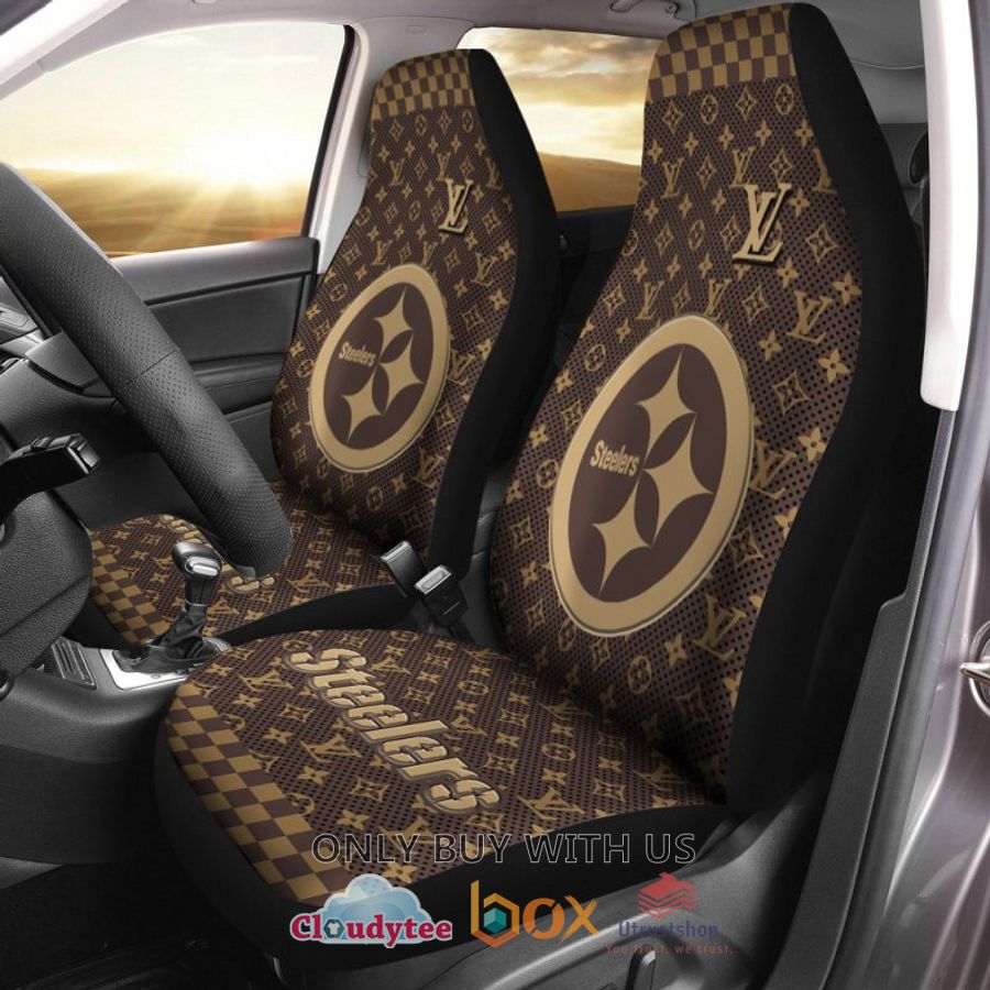 nfl pittsburgh steelers louis vuitton car seat cover 1 50397