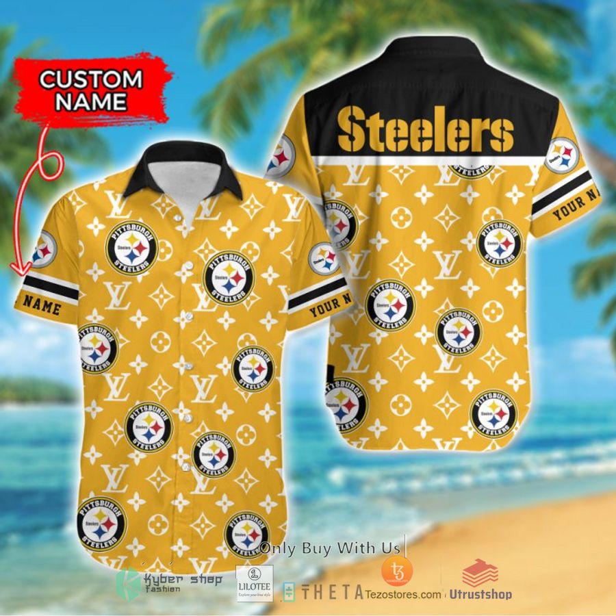 nfl pittsburgh steelers louis vuitton custom name hawaiian shirt 1 94204
