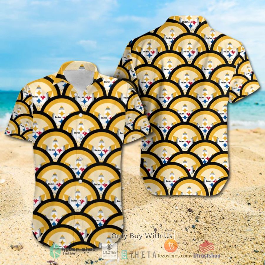 nfl pittsburgh steelers luxury hawaiian shirt short 1 46784