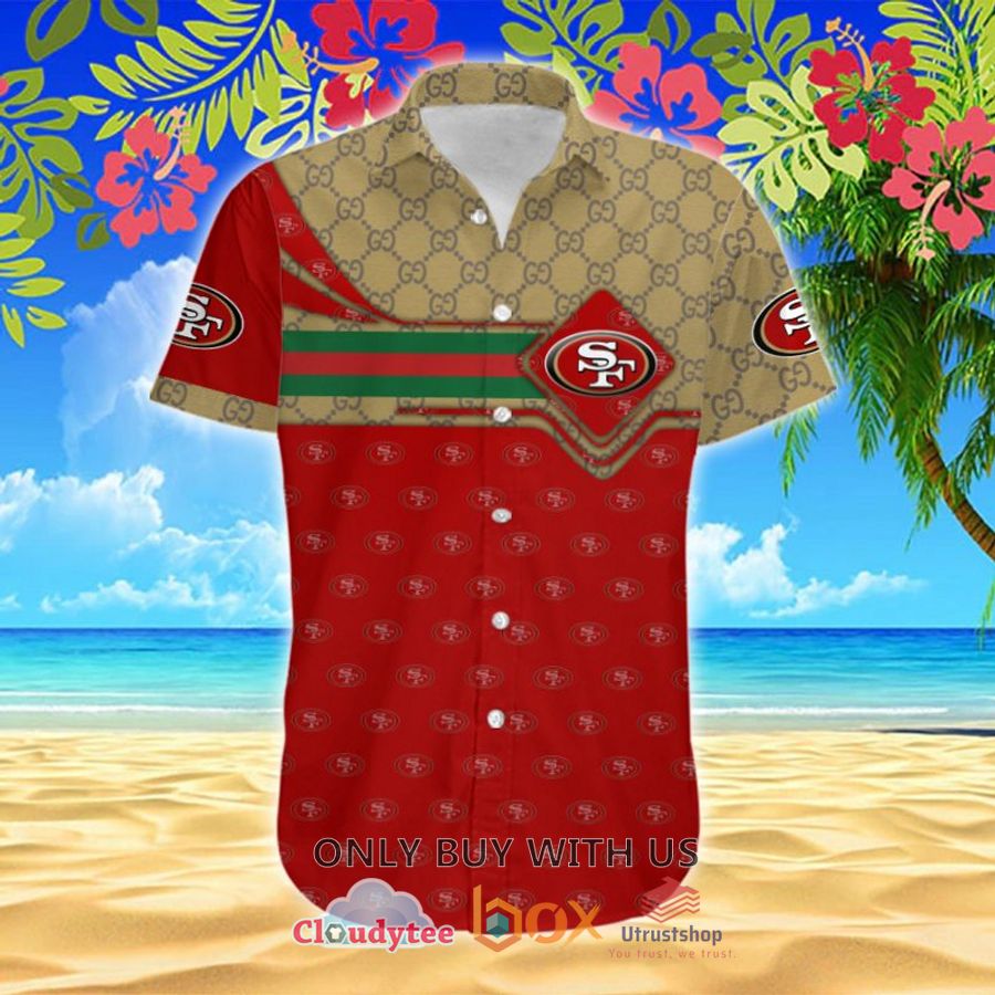 nfl san francisco 49ers gucci hawaiian shirt 2 18609