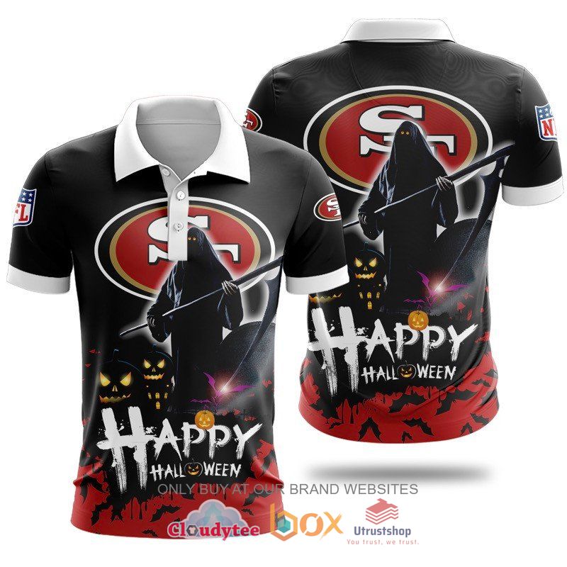 nfl san francisco 49ers happy halloween 3d hoodie shirt 1 55645