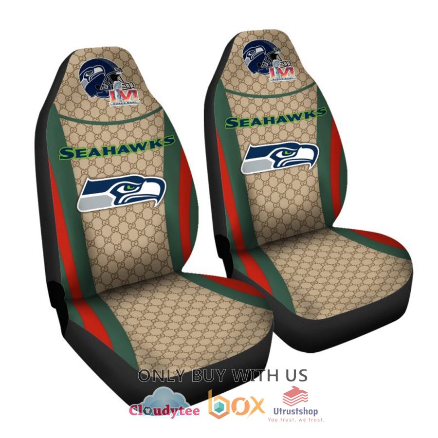 nfl seattle seahawks gucci car seat cover 2 35557