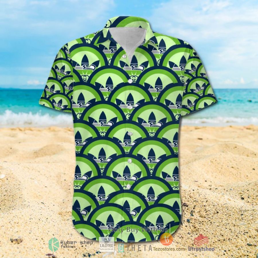 nfl seattle seahawks luxury hawaiian shirt short 2 9620