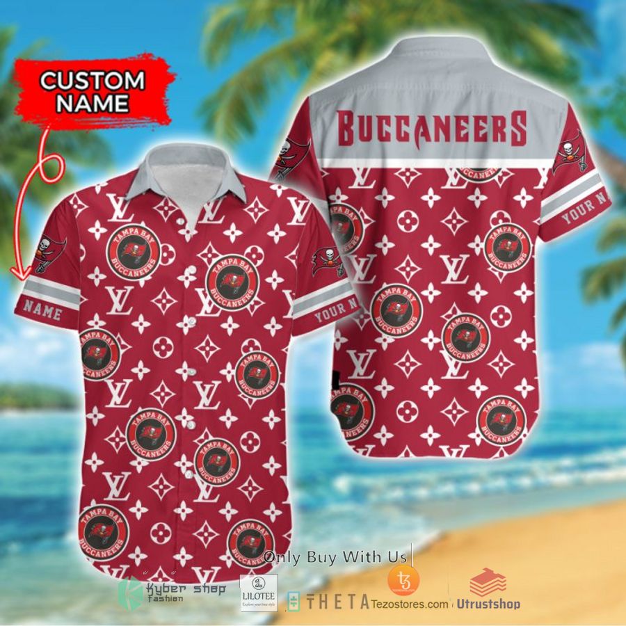 nfl tampa bay buccaneers louis vuitton custom name hawaiian shirt 1 10900