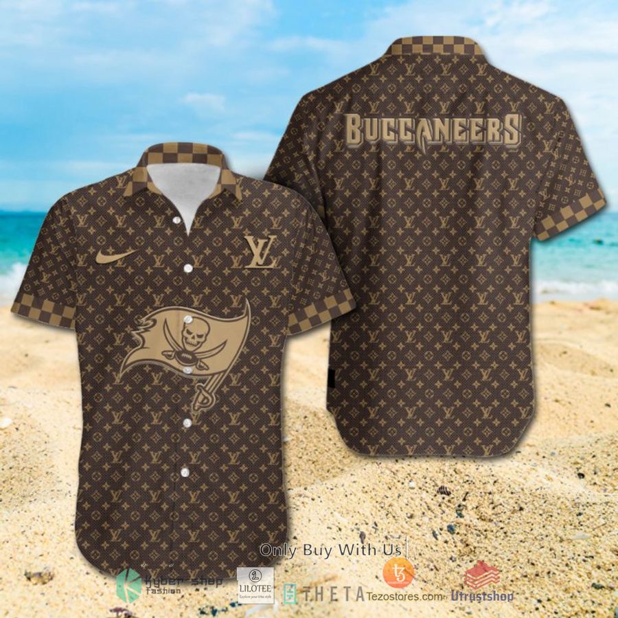 nfl tampa bay buccaneers louis vuitton luxury hawaiian shirt short 1 90733