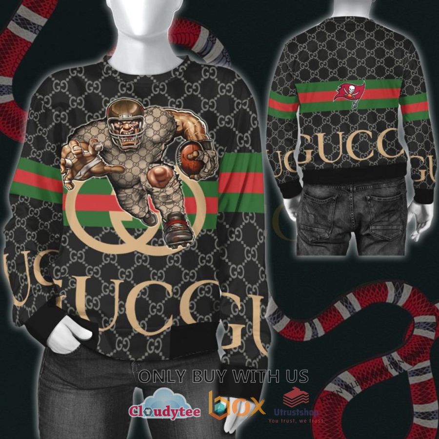 nfl tampa bay buccaneers mascot gucci 3d shirt hoodie 2 83830