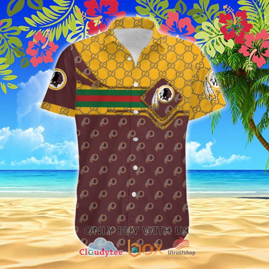 nfl washington redskins gucci hawaiian shirt 2 37175