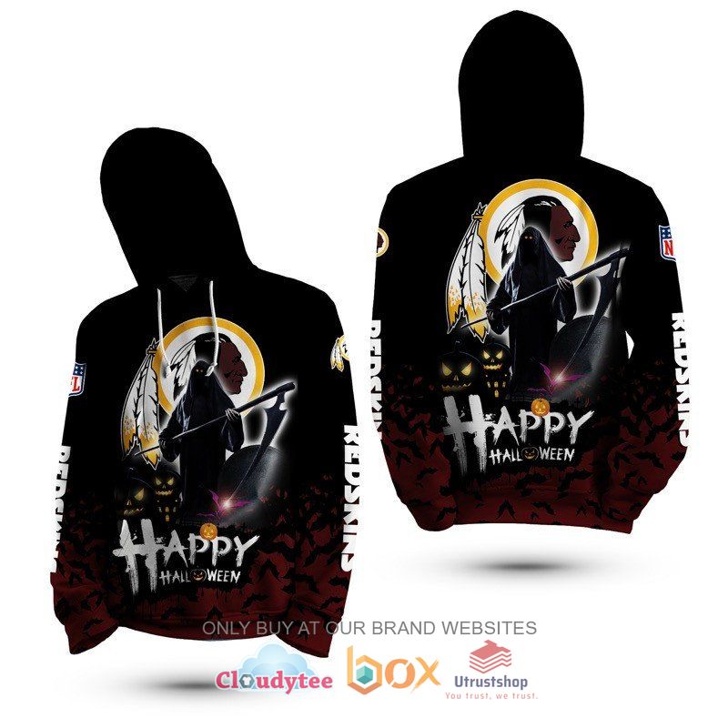 nfl washington redskins happy halloween 3d hoodie shirt 2 55713