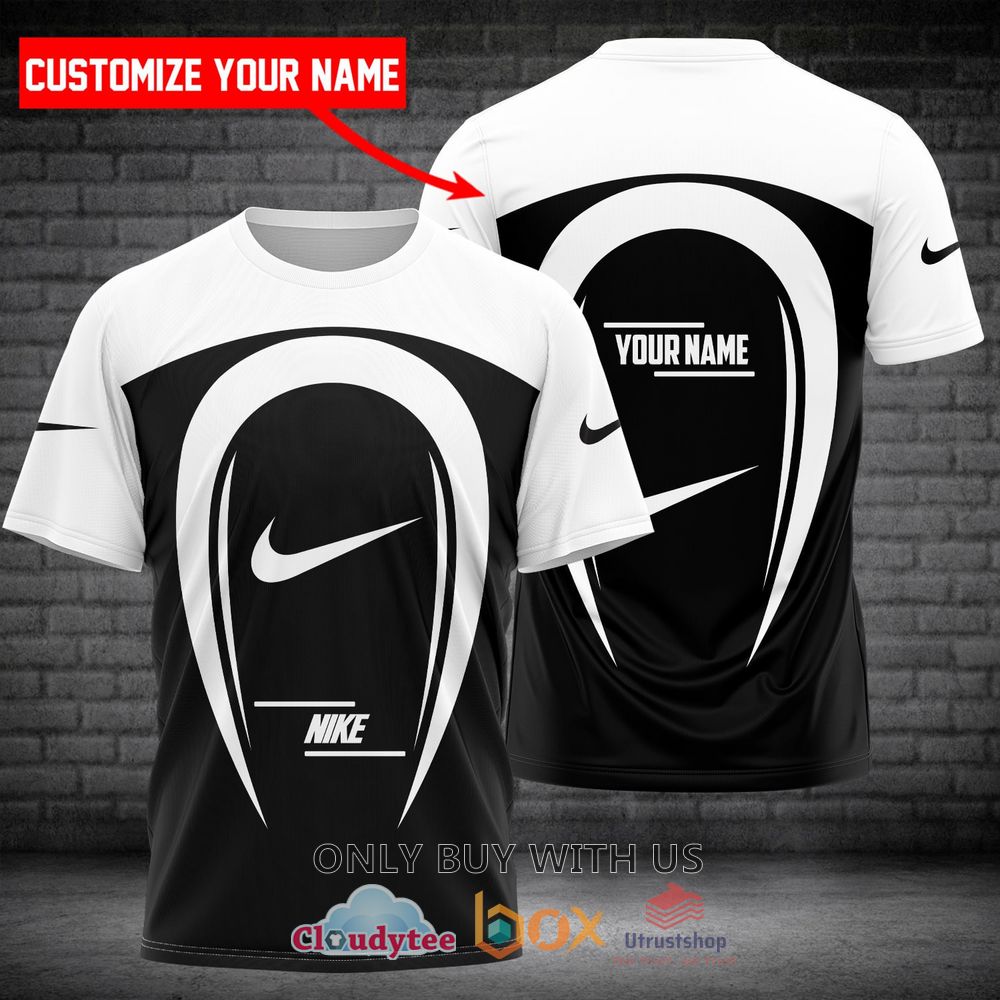 nike inc custom name white black 3d t shirt 1 606