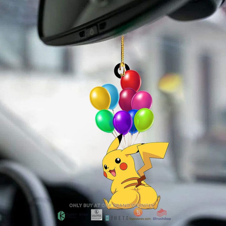nime balloon thicc pikachu car hanging ornament 2 76494