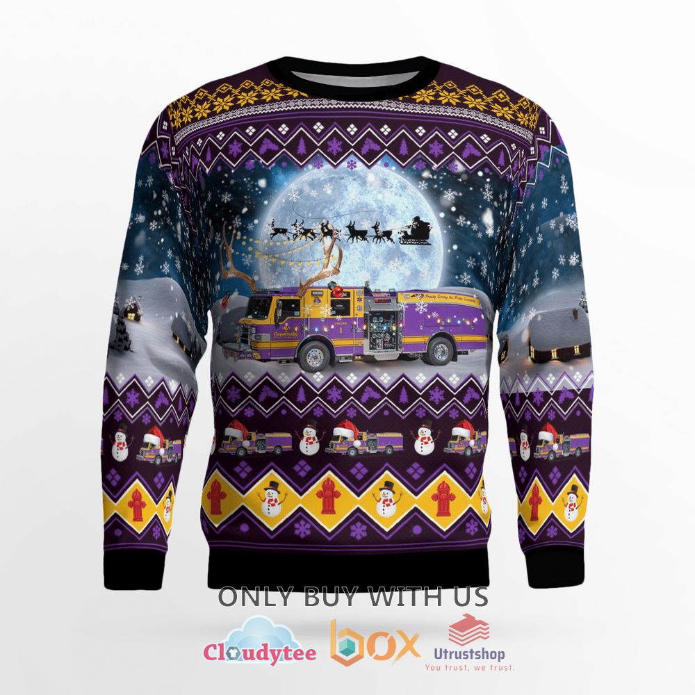 north carolina greenville firerescue christmas sweater 2 67519