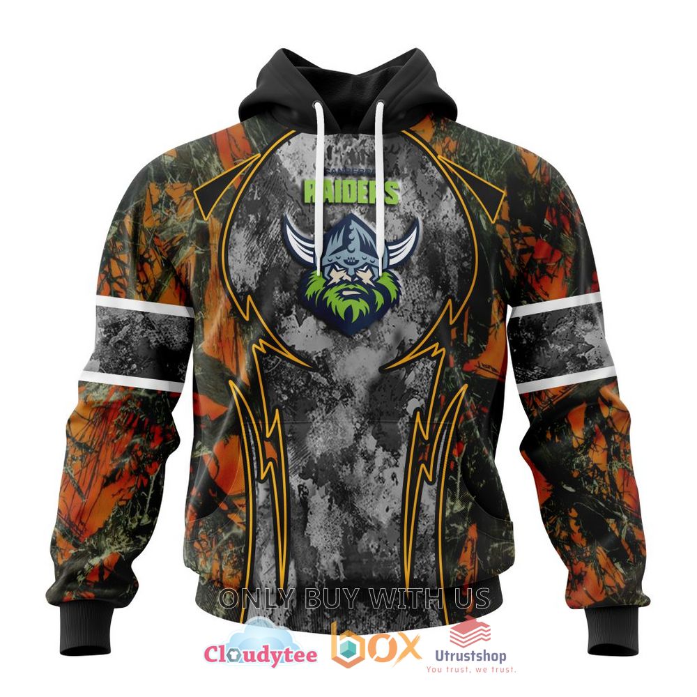 nrl canberra raiders camo 3d hoodie shirt 1 2391
