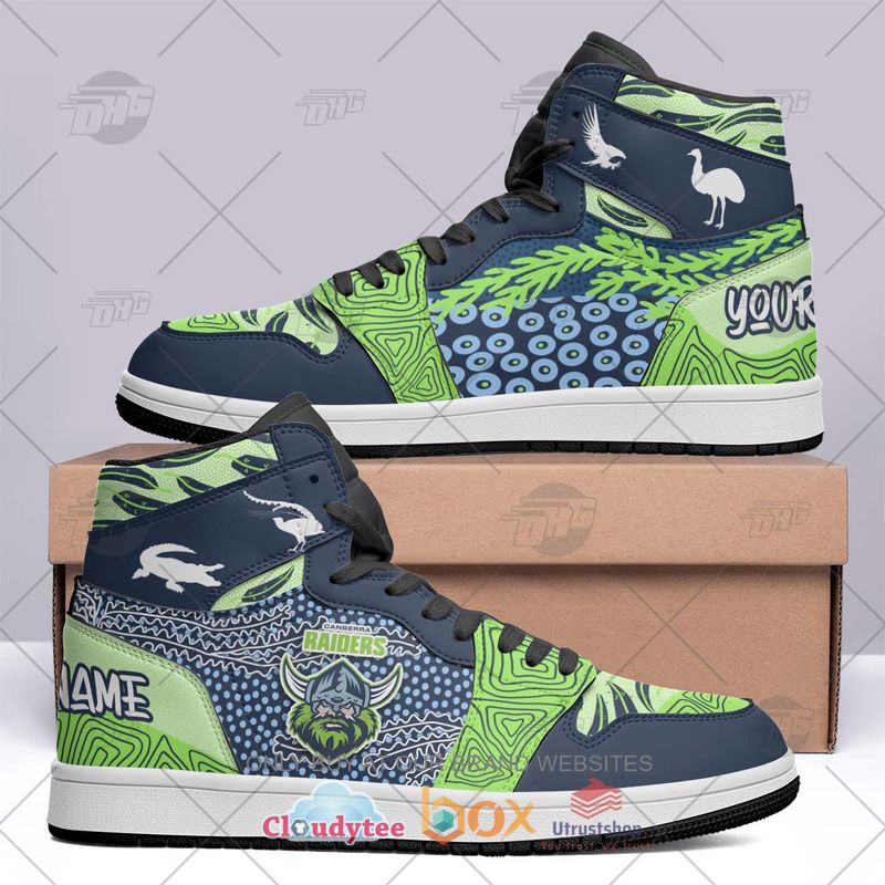 nrl canberra raiders indigenous your name air jordan high top shoes 1 84712