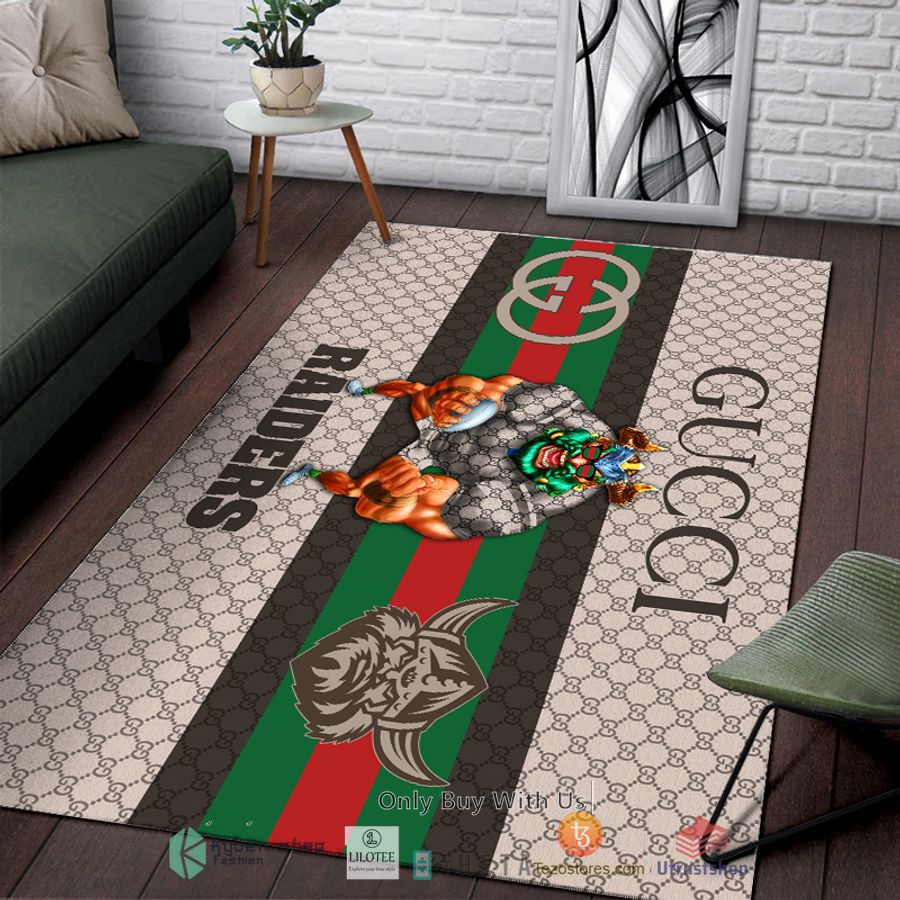 nrl canberra raiders mascot gucci rug carpet doormat 4 15781