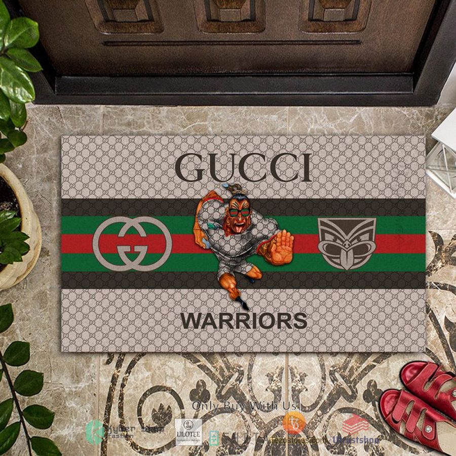 nrl new zealand warriors mascot gucci rug carpet doormat 2 10303