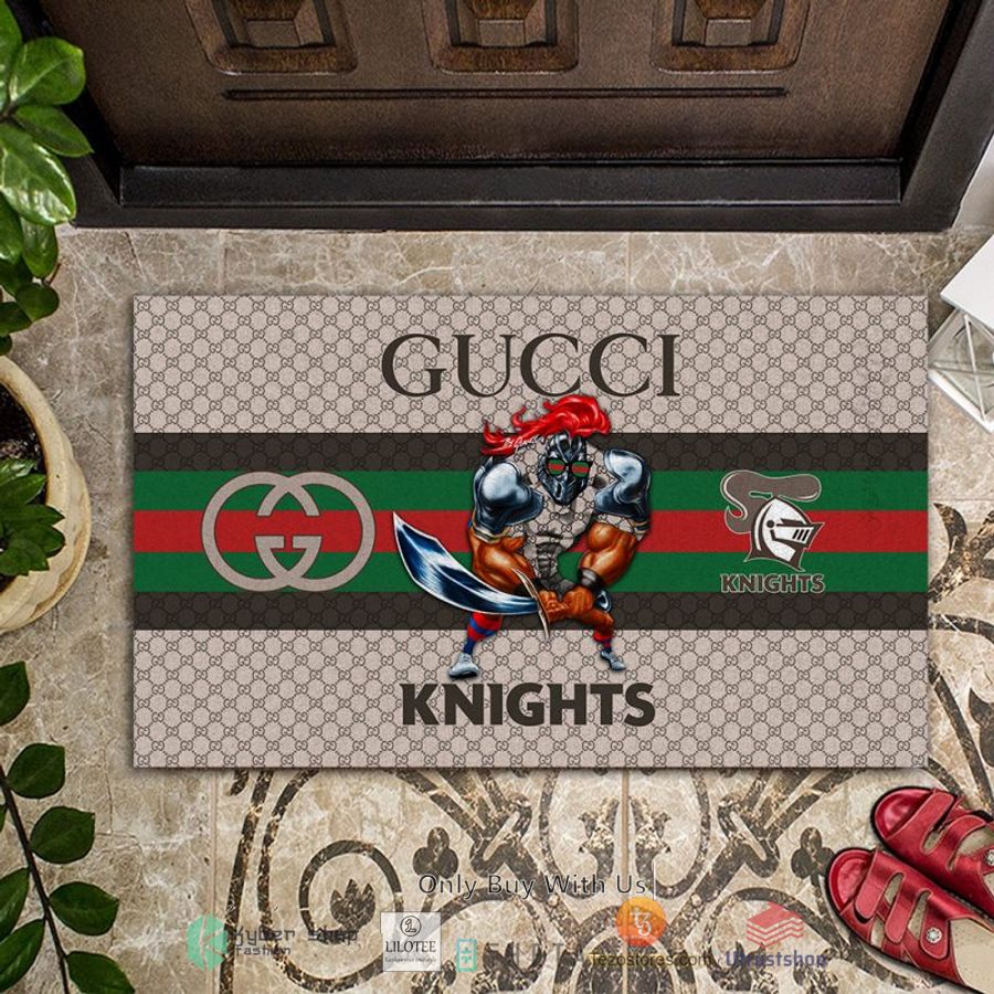 nrl newcastle knights mascot gucci rug carpet doormat 2 9036