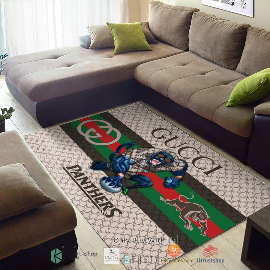 nrl penrith panthers mascot gucci rug carpet doormat 1 79280