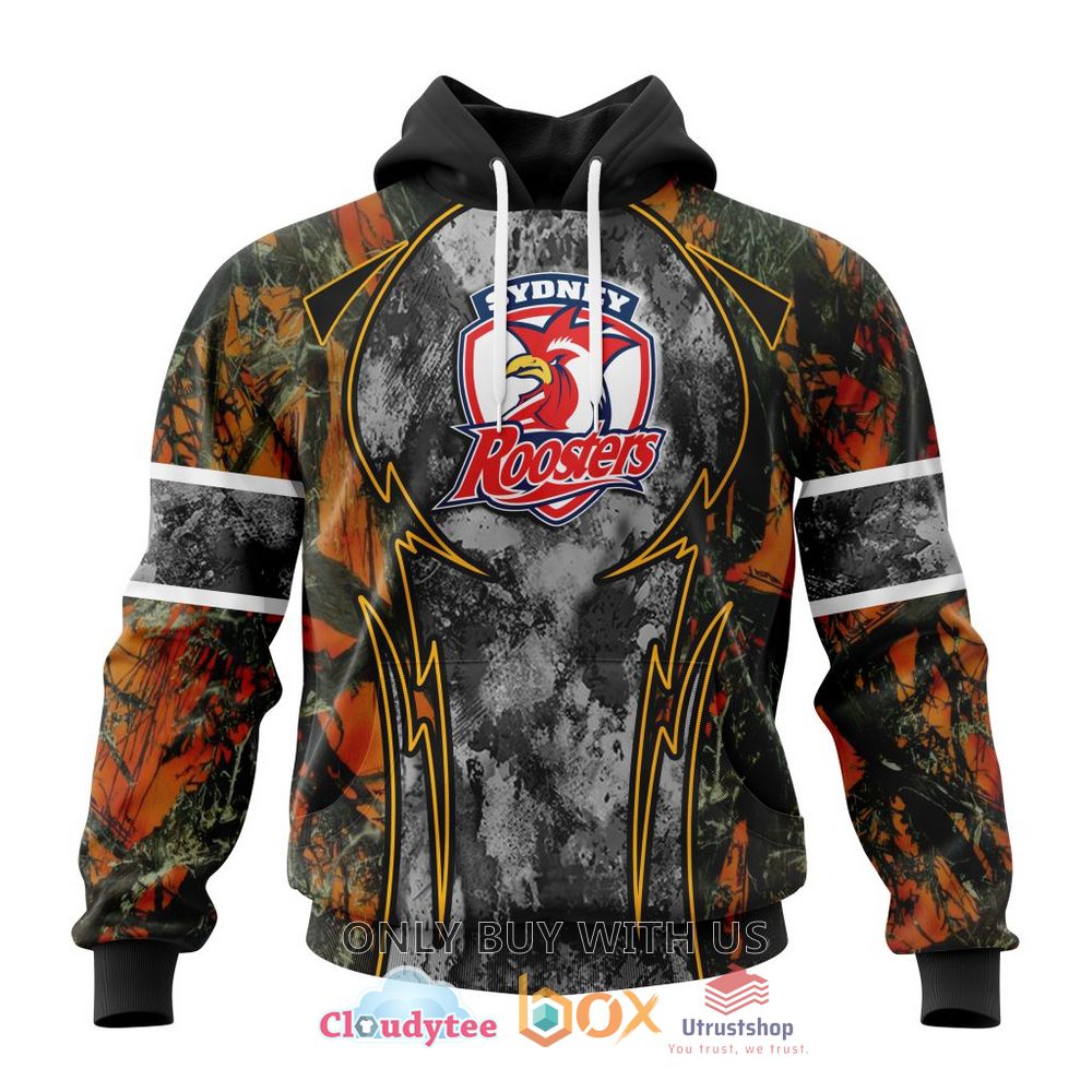 nrl sydney roosters camo 3d hoodie shirt 1 11122