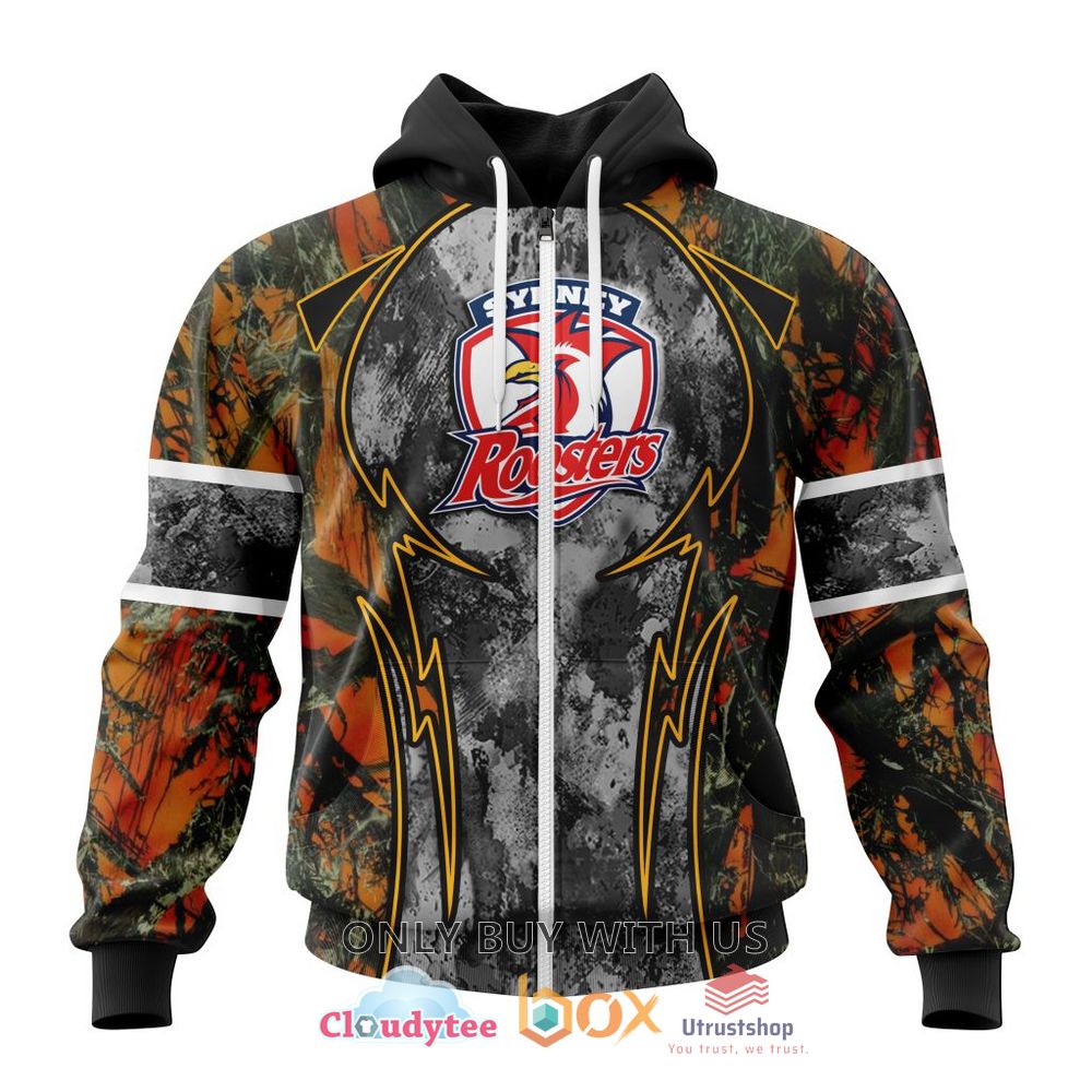nrl sydney roosters camo 3d hoodie shirt 2 17878