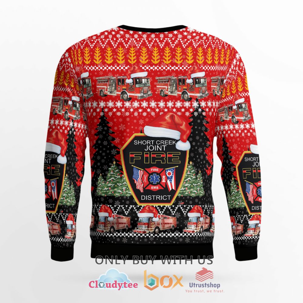 ohio short creek joint fire district christmas sweater 2 51093