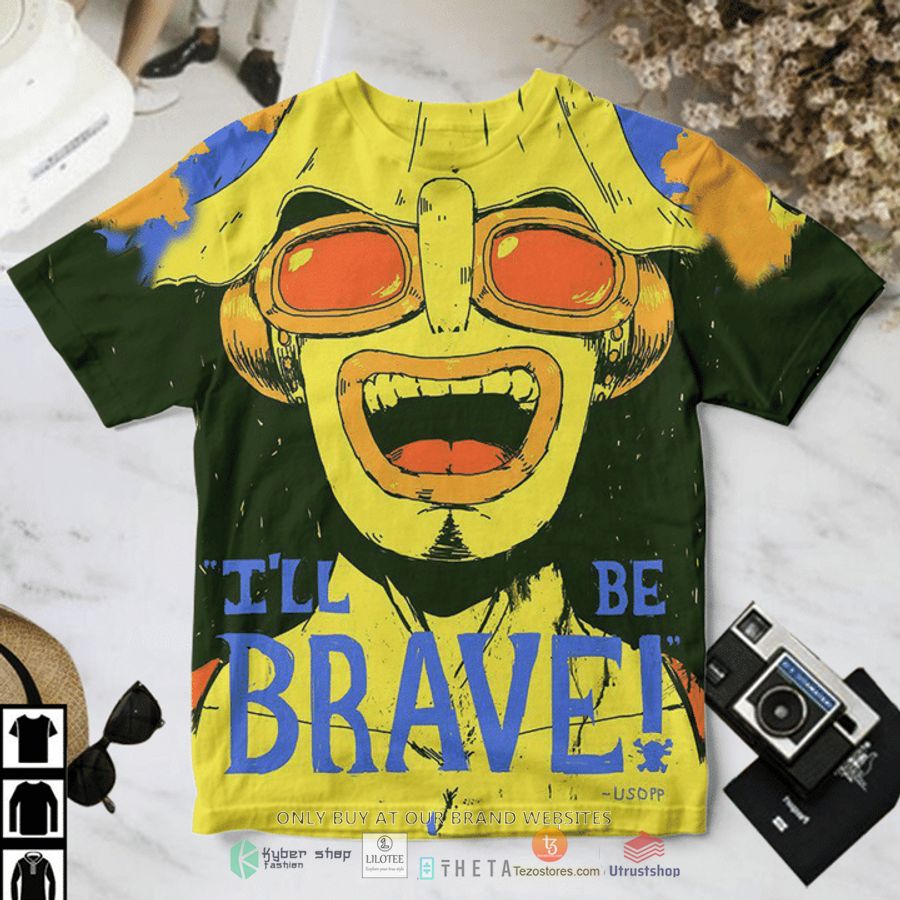 one piece usopp its be brave t shirt 1 33424