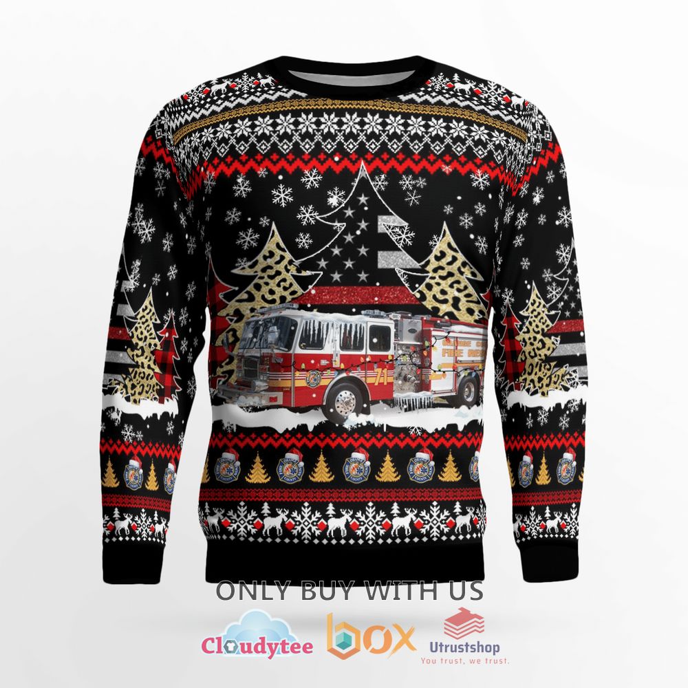 orange county fire rescue department florida christmas sweater 2 1146
