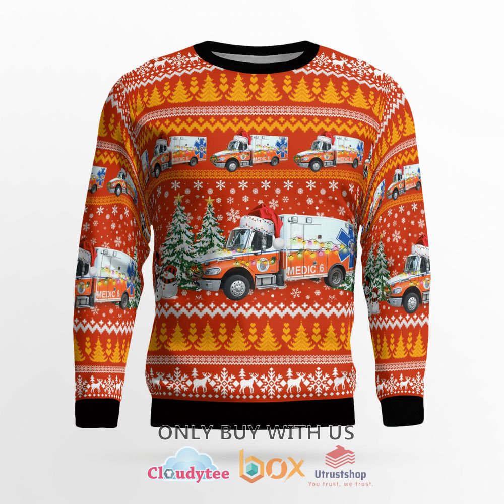 orange ems north carolina christmas sweater 2 92390